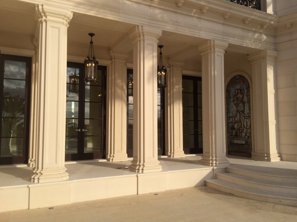 Cast stone project detail